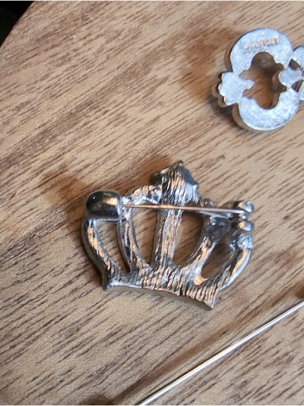 Crown, Crescent Moon ,Key & Cowboy Hat Pin Set - Picture 7 of 9